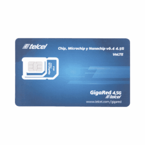 SIM SYSCOM 10 GB mensual para dispositivos móviles 3G/4G (Telcel) 1 año de servicio (solo datos)