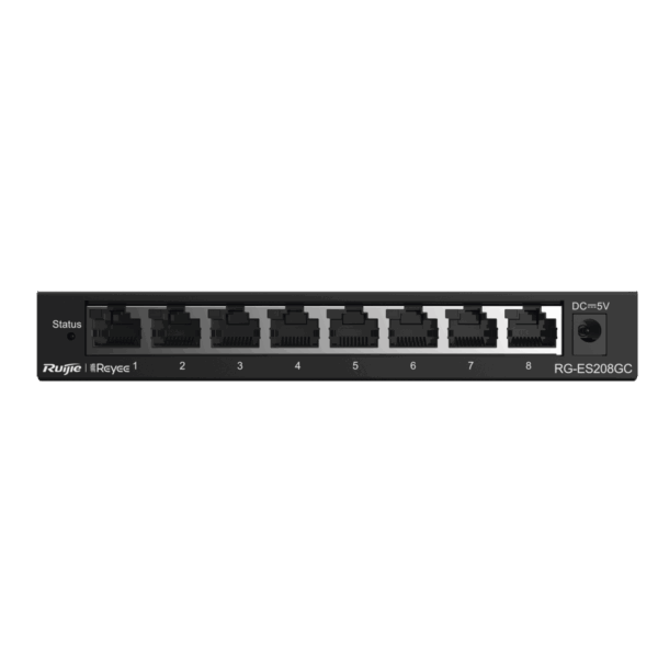 Switch Administrable con 8 puertos Gigabit, gestión gratuita desde la nube