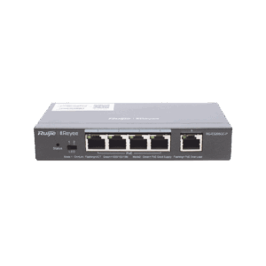 Switch Administrable PoE con 5 puertos Gigabit, 4 PoE 802.3a...