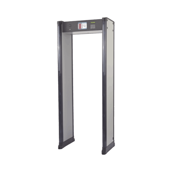 Arco Detector de Metales de 6 Zonas con Anclaje para Fijarse al Piso. Incluye Sensor IR para evitar falsas Alarmas / Certificado por la Administración Federal de Aviación de EE. UU. (FAA)