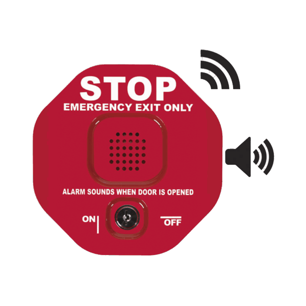 Alarma de puerta multifunción Exit Stopper® inalámbrica