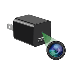 Cámara Oculta en Cargador de Pared (Spyce Camera) / Memoria de 8GB / Resolución 2 Megapixel (1080P) / Grabación Continua o por Movimiento