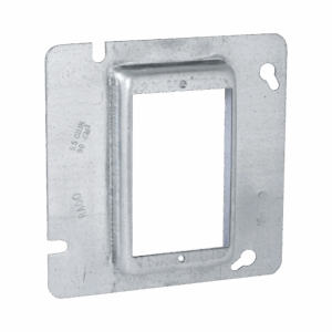 Sobretapa Cuadrada Galvanizada para Caja de 4 11-16″ / Realce de 3/4″.