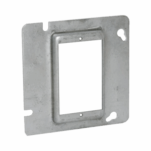 Sobretapa Cuadrada Galvanizada  de 4 11-16″, realce de 1/2″.