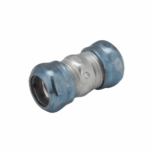 Cople Compresión Hermético de Acero Galvanizado para Pared Delgada de 1 1/2″ .