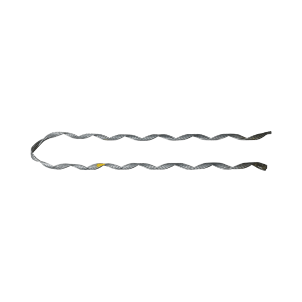 Remate Preformado de Acero Galvanizado para Fibra Mini-ADSS de 12 y 24 hilos, diámetros 7.5 - 8 mm