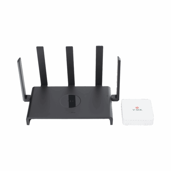 Kit 3 ONU Bridge V-Sol, Dual GPON/EPON con Router Home Mesh Ideal para distribuciones WISP de mayor cobertura Wi-Fi en Hogares y Oficinas