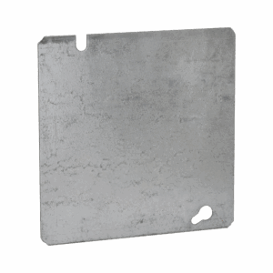 Tapa Cuadrada Ciega de  Acero Galvanizado de 4 11/16″.