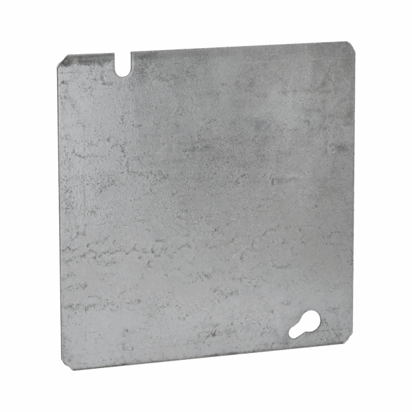 Tapa Cuadrada Ciega de  Acero Galvanizado de 4 11/16".