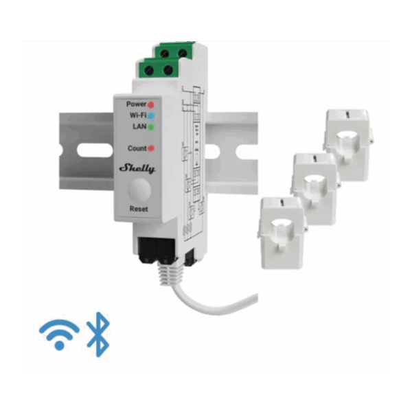 Medidor Trifásico de Corriente Alterna / WIFI / industrial y residencial / Nube P2P