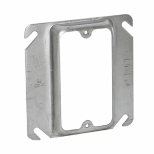 Sobretapa Cuadrada Galvanizada  de 4″, realce de 1/2″.