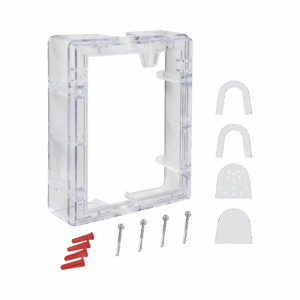 Espaciador de conducto con marco – Transparente para la serie Stopper