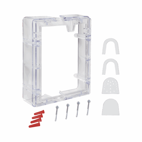 Espaciador de conducto con marco - Transparente para la serie Stopper