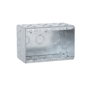 Caja Multigang de 3 Gangs/ Profundidad de 3-1/2″/ 19 Entradas de 1/2″ – 3/4″.
