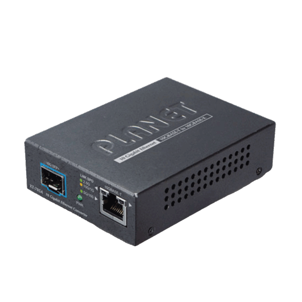 Convertidor de Medios Ethernet RJ45 10G/5G/2.5G/1G/100M a SFP+ 10GBASE-X