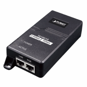 Inyector PoE 802.3 af/at, Hasta 30 W, con Puertos de 10/100/...