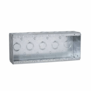 Caja Multigang de 5 Gang / Profundidad 2 1/2″ / 19 Entradas 1/2″-3/4″.