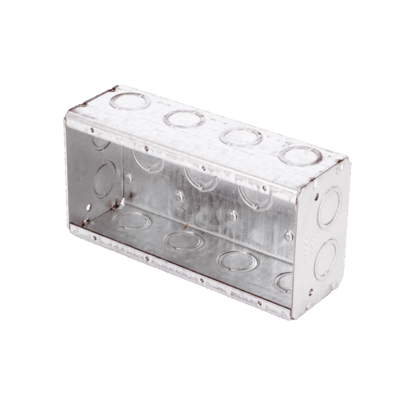 Caja Multigang de 4 Gangs,/ Profundidad de 2-1/2"/ 20 TKO (1/2"- 3/4").