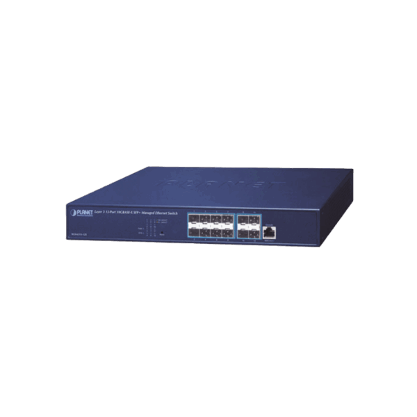Switch Administrable Capa 3, 12 Puertos SFP+ 10G BASE-X, 1 Puerto de Consola  RJ45.