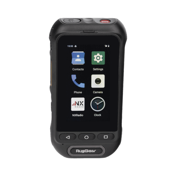 RugGear Radio PoC LTE, IP68 Resistente al Agua, Pantalla Táctil 3", Compatible con NXRadio y TASSTA