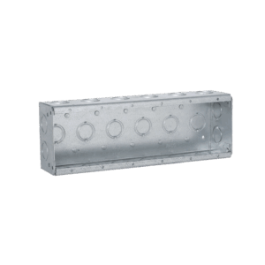 Caja de 6 Gang/Profundidad 2 1/2″/28 Entradas 1/2″-3/4″.