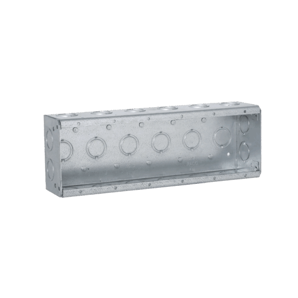 Caja de 6 Gang/Profundidad 2 1/2"/28 Entradas 1/2"-3/4".