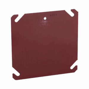 Tapa Cuadrada Para Caja Galvanizada de 4″ / Color Rojo...