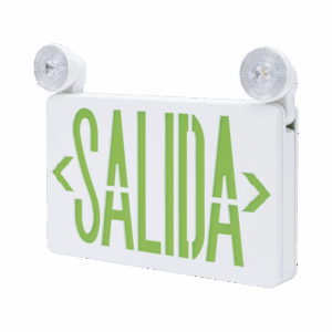 Letrero de Emergencia LED DUAL de SALIDA con Luz de Emergenc...