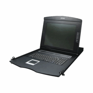Switch KVM con Monitor de 17″con Teclado y Trackpad pa...