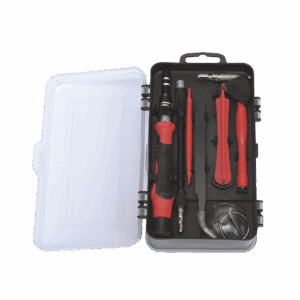 Juego de Reparación de Pantallas o Dispositivos Electrónicos de Uso Fino con 115 piezas con Estuche de Almacenaje.