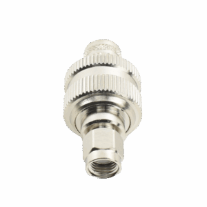 Conector SMA Macho Inverso de Anillo Plegable para RG-8/U, 9913, LMR-400, Níquel/ Oro/ Teflón.