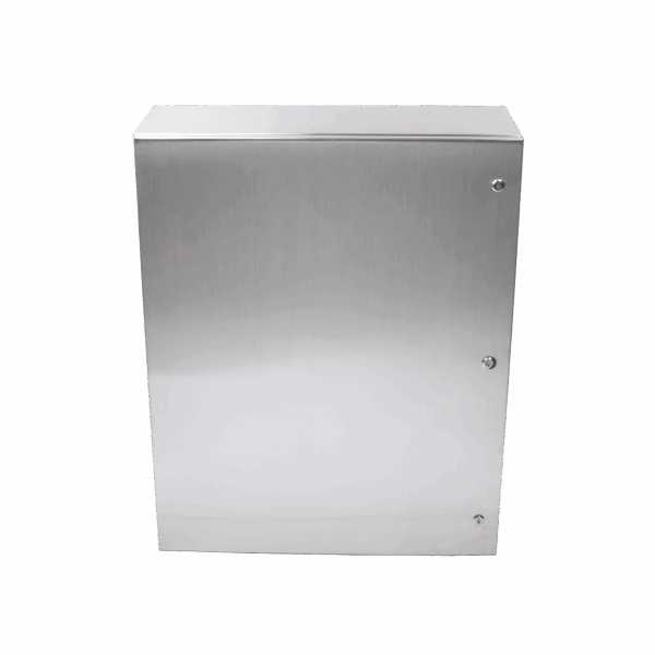 Gabinete de Acero Inoxidable IP66 Uso en Intemperie (800 x 1000 x 300 mm) con Placa Interna Galvanizada.