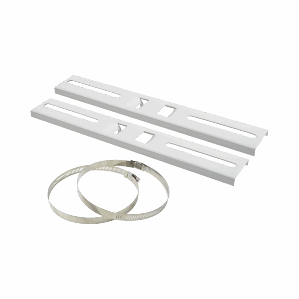 Montaje de Metal para Poste Universal para Gabinetes de Ancho Hasta 30 cm.