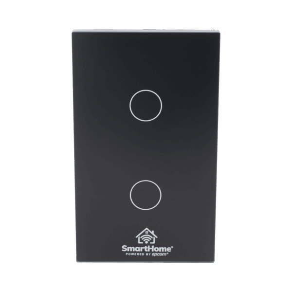 (Wifi) Apagador switch inalámbrico WIFI, control de 2 regresos de carga, 110V