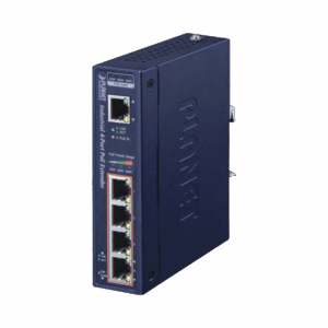 Extensor Industrial PoE, Entrada PoE 802.3 bt  y 4 Puertos d...