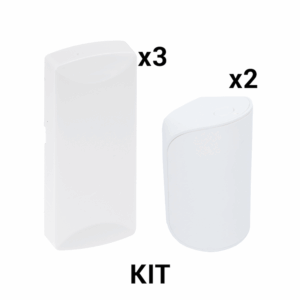 KIT Básico Sensores Inalámbricos – Incluye 3 Contactos Magnéticos y 2 PIR – Compatibles con DSC