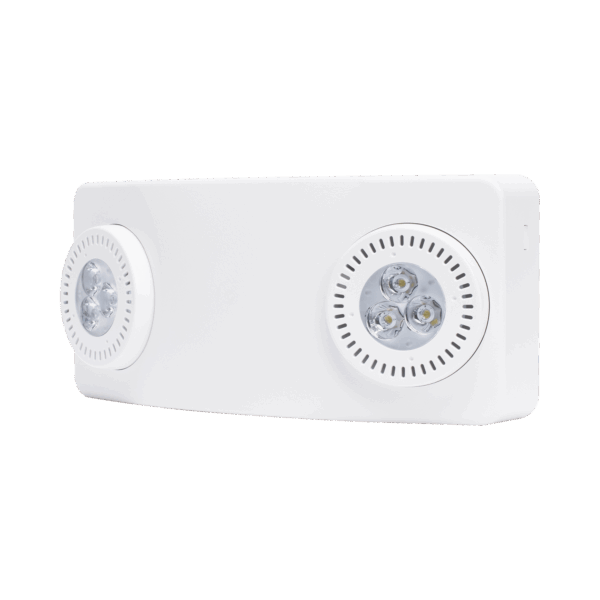Luz de Emergencia Dual LED /520lm/uso rudo/montaje en pared o techo/batería de respaldo incluida