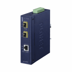 Convertidor de Medios Industrial de 1 Puerto Ethernet 10/100...