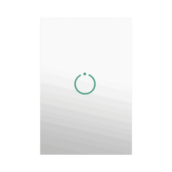 (ZWAVE) Interruptor On/Off panel táctil touch inalámbrico Zwave Plus 1 boton. No requiere cable neutro, Compatible con Hubitat HC8, Álula  M2M, otros