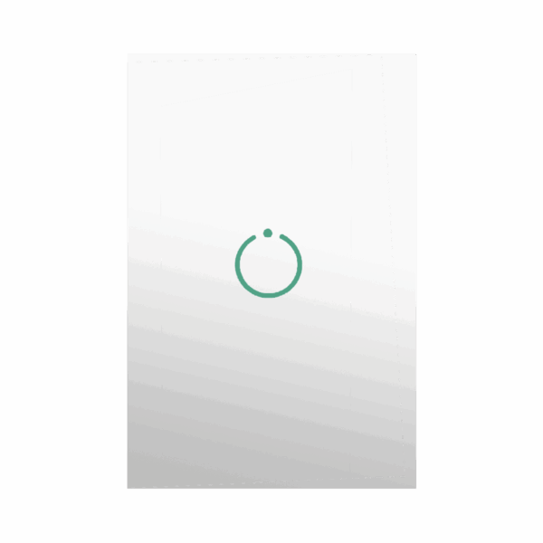 (ZWAVE) Interruptor On/Off panel táctil touch inalámbrico Zwave Plus 1 boton. Compatible con Hubitat HC8, Álula  M2M, otro
