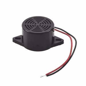 Zumbador 85 dBi a 12 Vcc para Chapas y Contrachapas permite avisar que la puerta se esta abriendo.