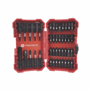 Juego de 42 Puntas para Taladro + Estuche (Entrada Hex. 1/4″)