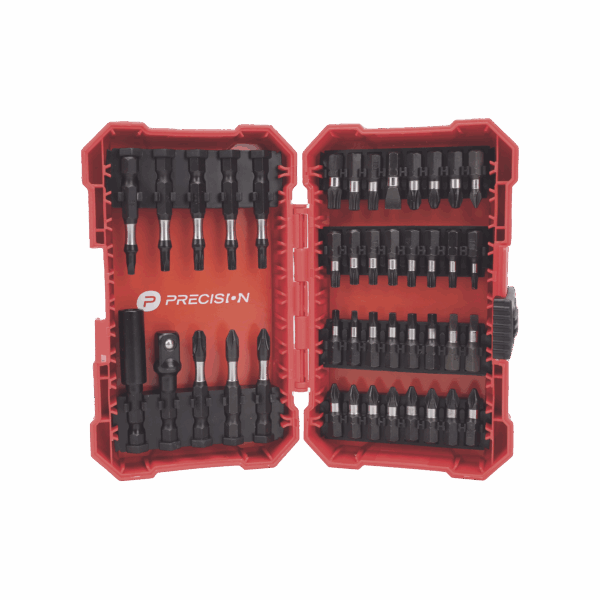 Juego de 42 Puntas para Taladro + Estuche (Entrada Hex. 1/4")