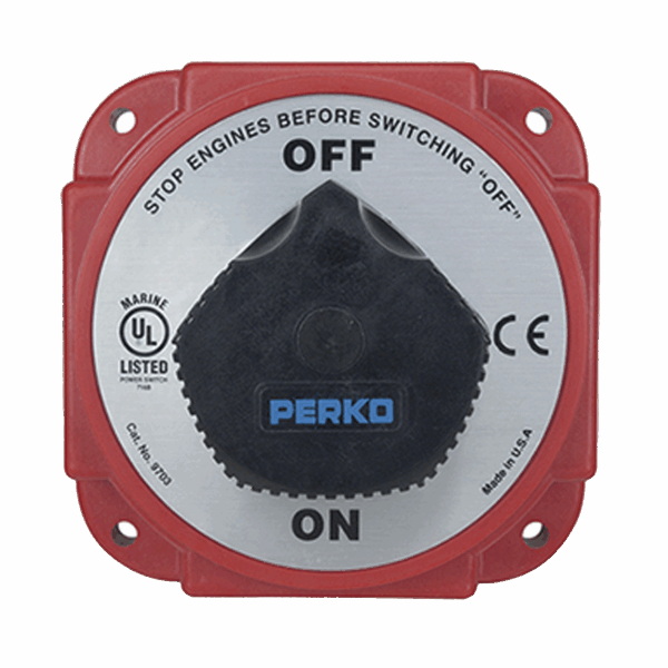 Switch Selector de Batería y Alternador On / Off de Servicio pesado,  para Sistemas Eléctricos Marinos