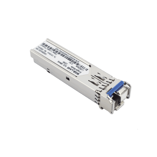 Transceptor mini-Gbic SFP 1G LC TX:1310nm RX:1550 para fibra Mono Modo 40 Km WDM, Requiere MGB-LB40