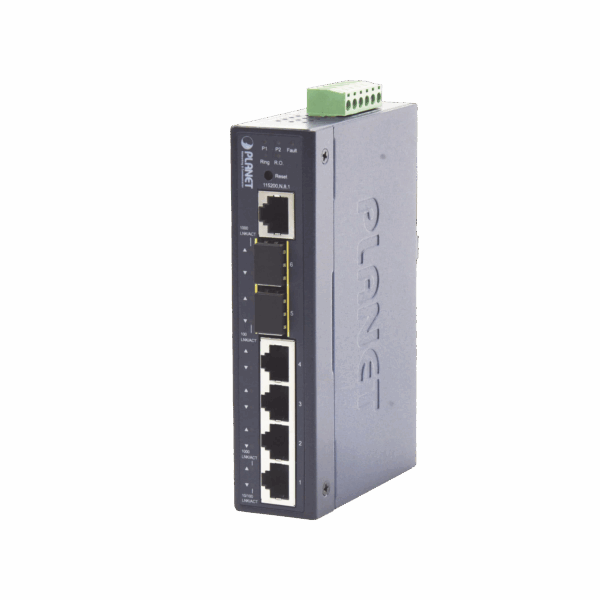 Switch Industrial Administrable Capa 2 con 4 Puertos 10/100/1000T y 2 Puertos SFP 1G/2.5G