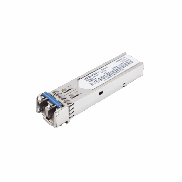 Transceptor mini-Gbic SFP 100Mbps LC 1310nm para fibra Mono Modo 20 Km