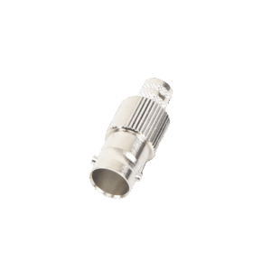 Conector BNC Hembra de 75 Ohm, Anillo Plegable para Cable RG-6/U, Níquel/ Oro/ Teflón.
