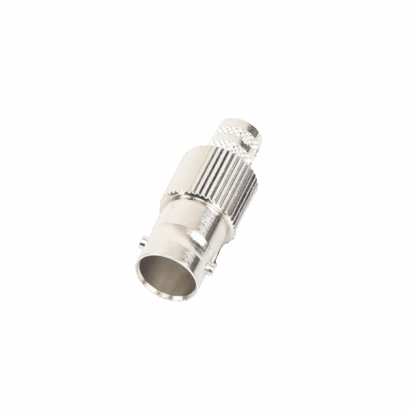 Conector BNC Hembra de 75 Ohm, Anillo Plegable para Cable RG-6/U, Níquel/ Oro/ Teflón.