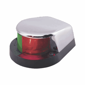 Luz Bi-Color con Carcasa Cromada para Embarcaciones a Motor ...